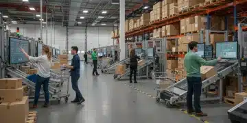 Automated warehouse optimizing returns management with data analytics