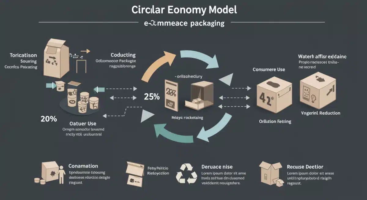 Circular economy model for e-commerce packaging waste reduction