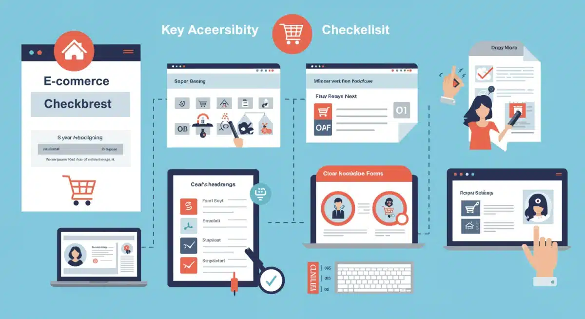 Checklist of essential e-commerce website accessibility features
