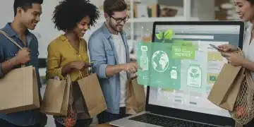 Consumers making ethical e-commerce choices for sustainable products