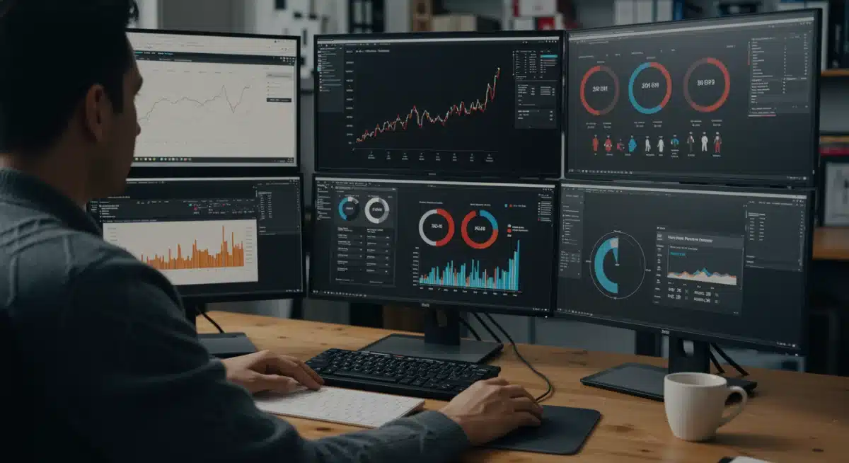 Retail manager analyzing data for product assortment optimization