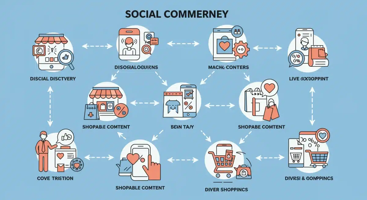 Customer journey map for social commerce